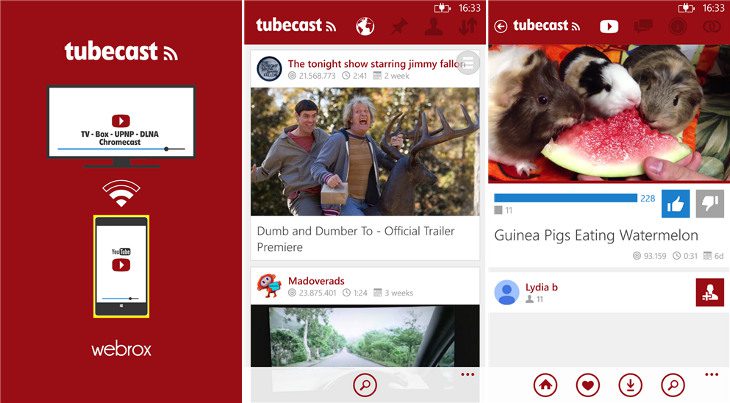 tubecast-windows-phone