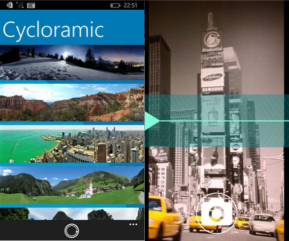 Cycloramic Windows Phone Store