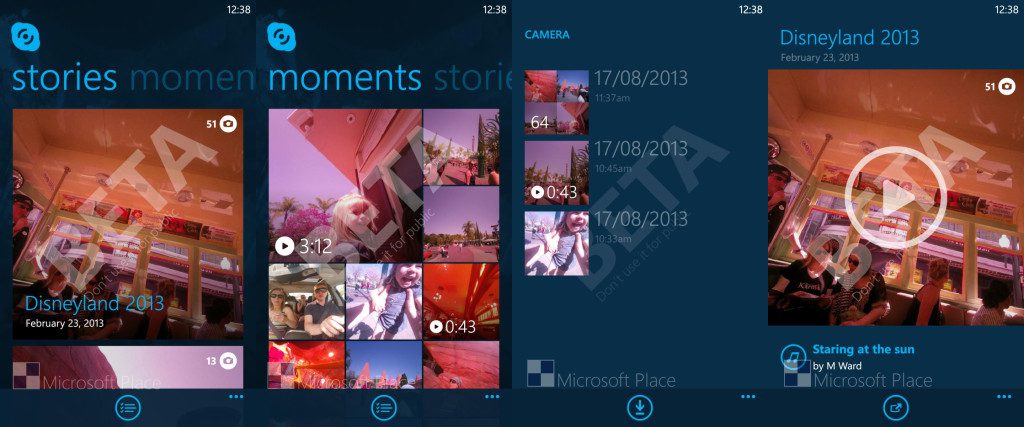 Skype Cam Windows Phone app