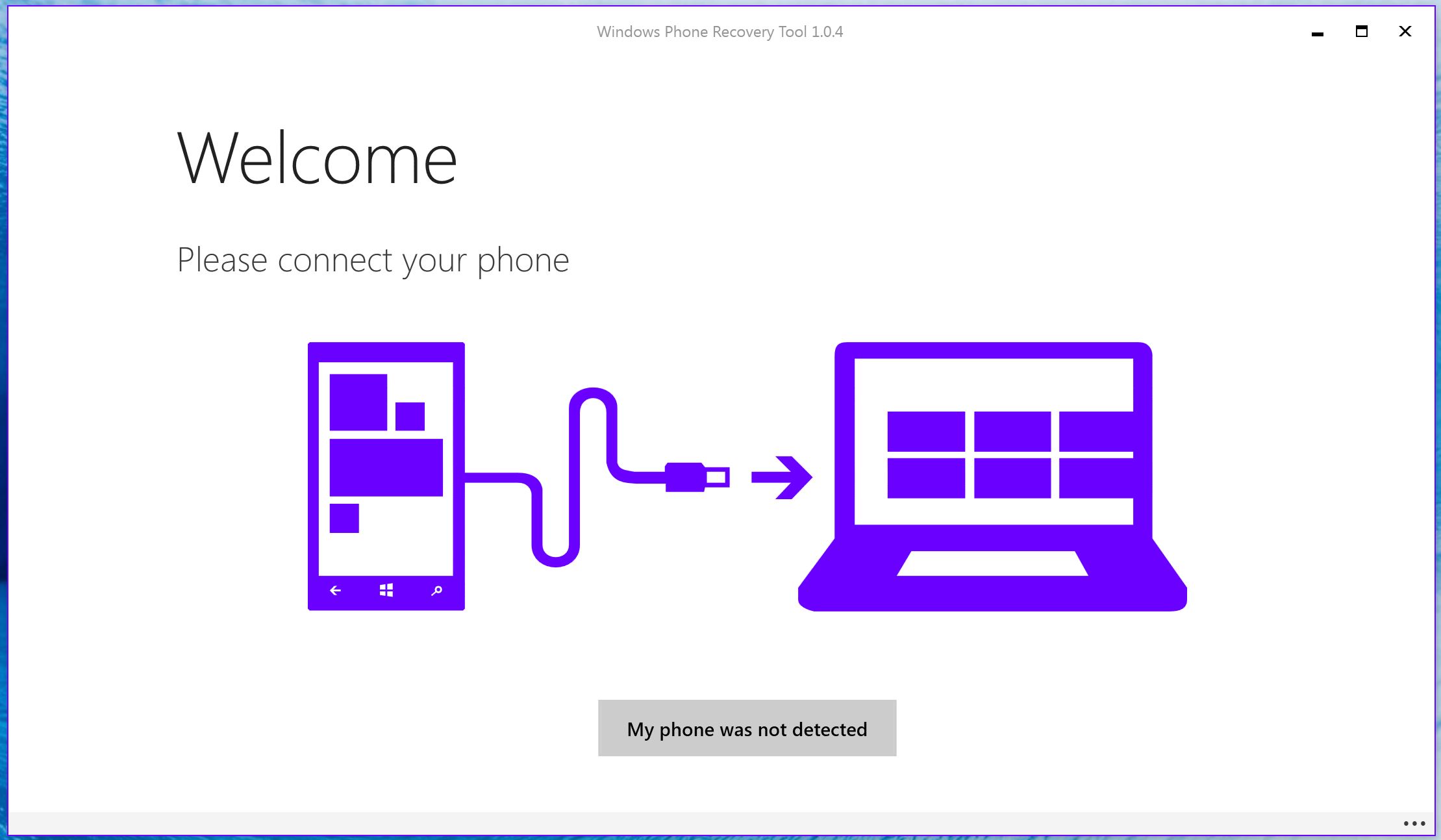 Windows Phone Recovery Tool 1