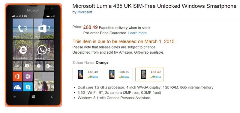 lumia 435-amazon