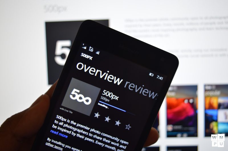 500px Removes Its Official App For Windows Phone And Windows 8 Mspoweruser