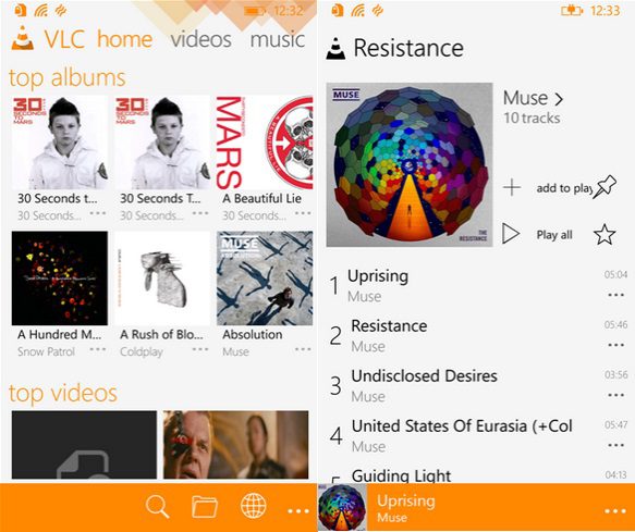 VLC Windows Phone