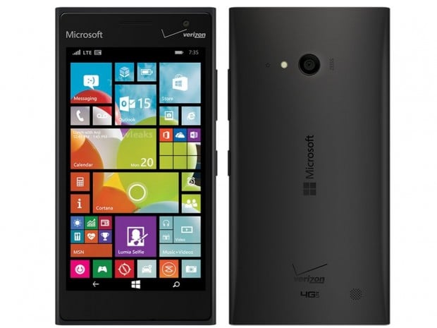 Verizon Lumia 735 Render