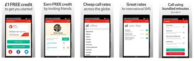 tesco mobile rates international calls