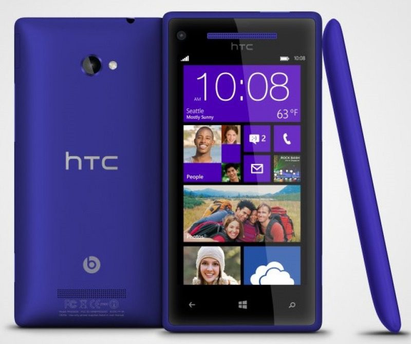 htc 8x blue