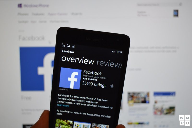 facebook zero windows phone