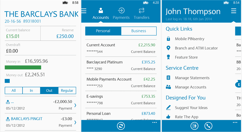 Barclays Bank in UK nixes their Windows Phone app ...