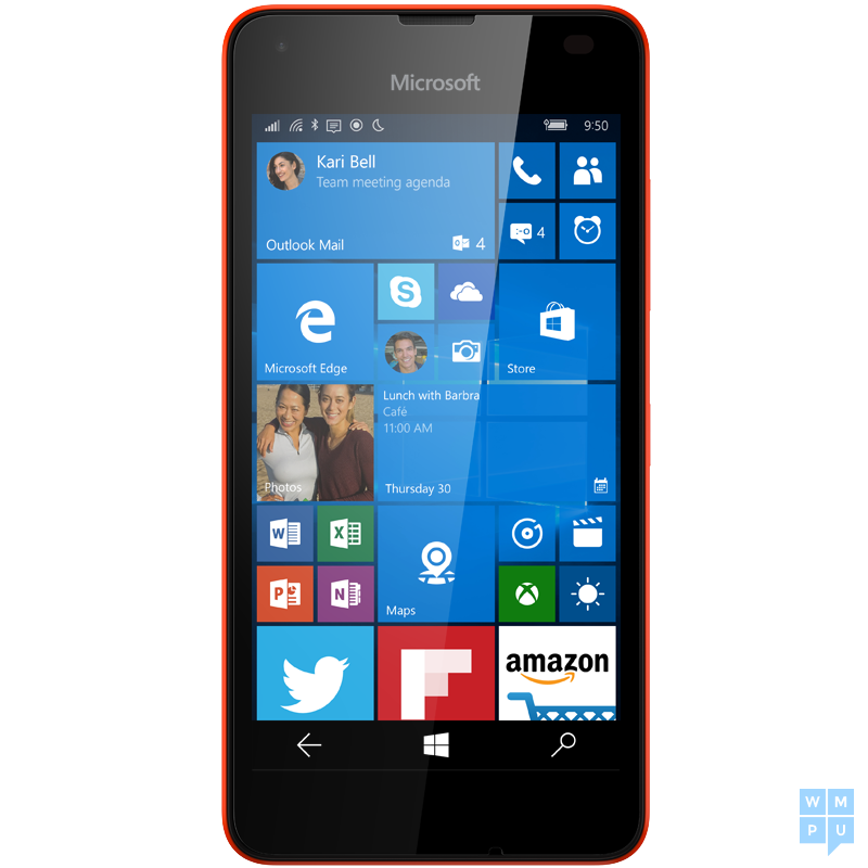 Lumia 550 Bright Red 
