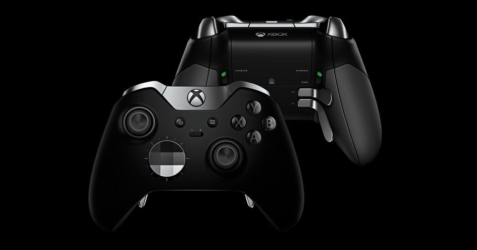 microsoft xbox one elite black wireless controller