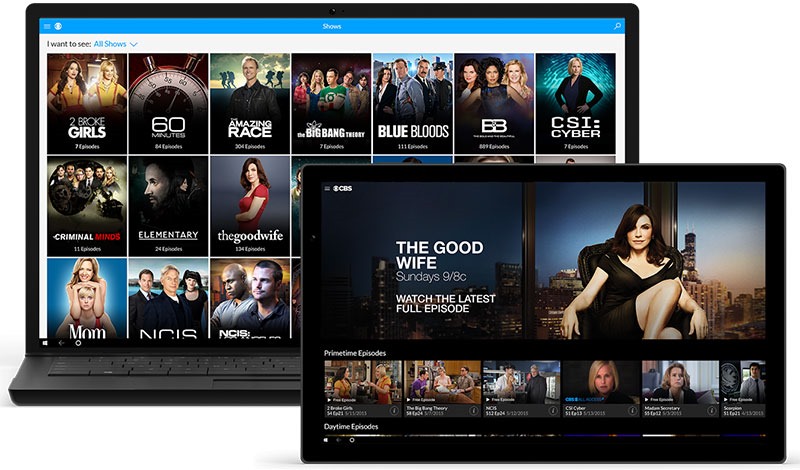 cbs all access xbox one app