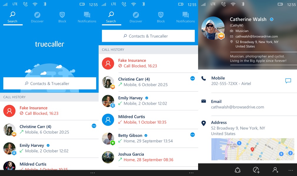 TrueCaller Windows Phone