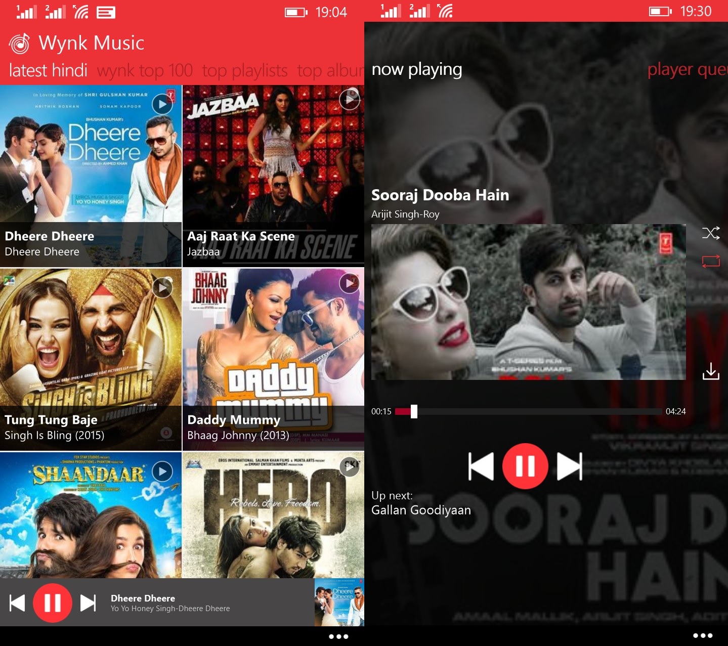 Wynk Music Windows Phone