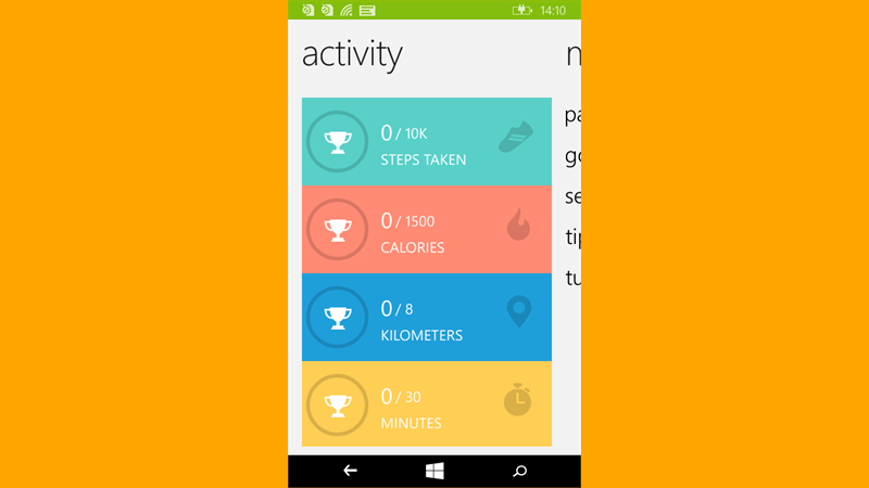 Acer brings their Leap fitness band app to Windows Phone with