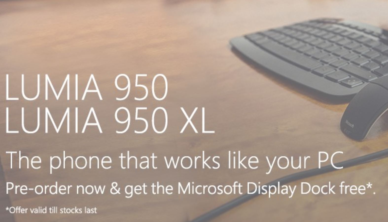 Lumia 950 and 950 XL Pre-order