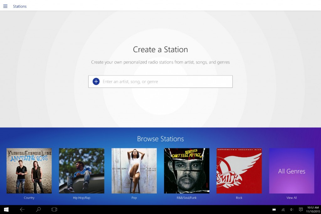 Pandora Radio Windows 10