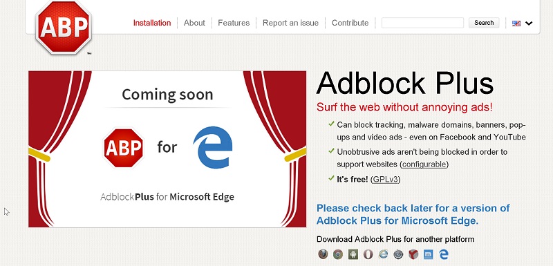 Adblock Plus Confirms They Are Currently Working On An Extension.