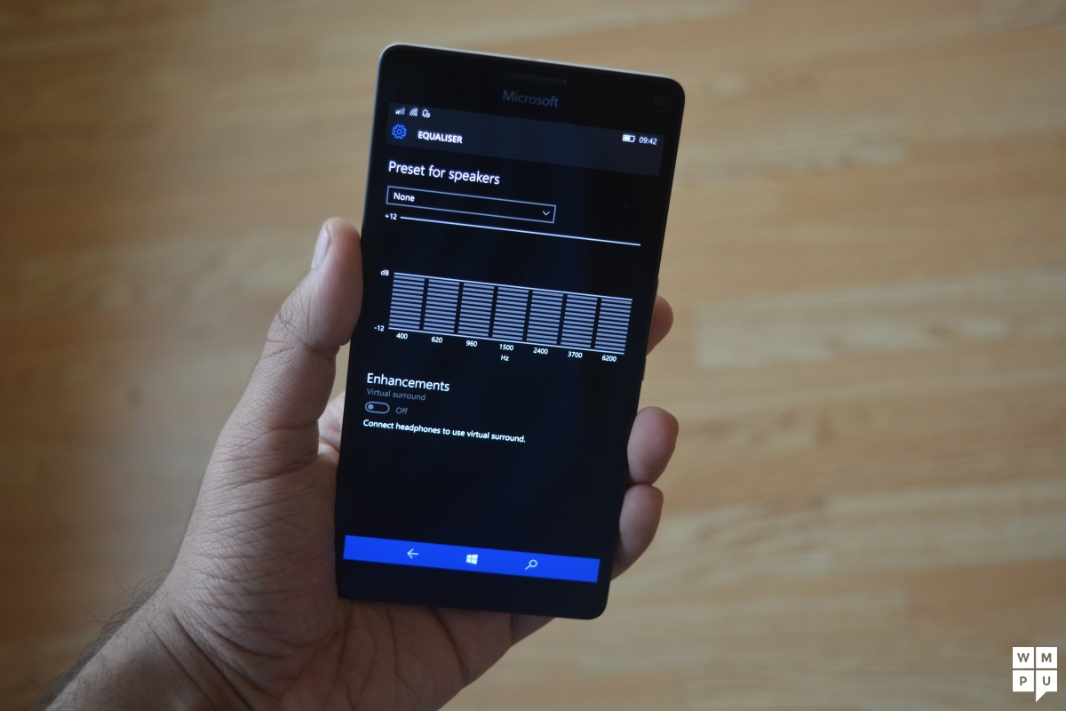 Аудио для Windows 10 Mobile обновлено, представлен обновленный пользовательский  интерфейс для эквалайзера - MSPoweruser