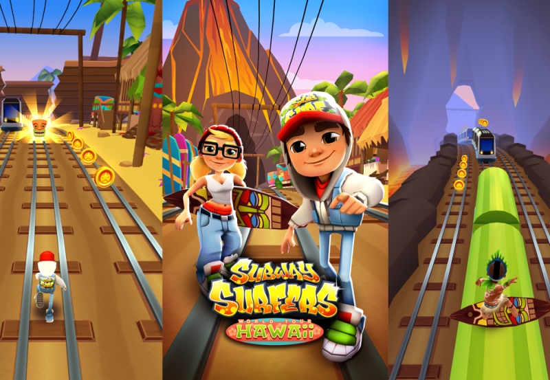 Subway surfers game after 10 years, high quality , realistic, hd