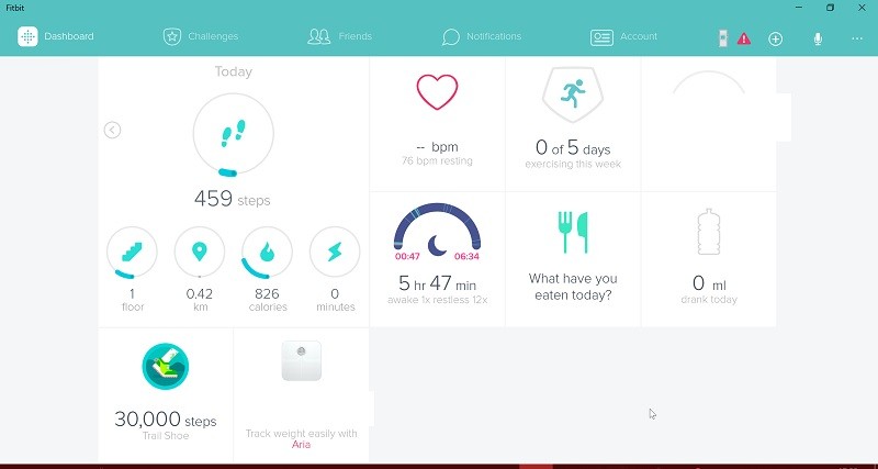 fitbit application for windows 10