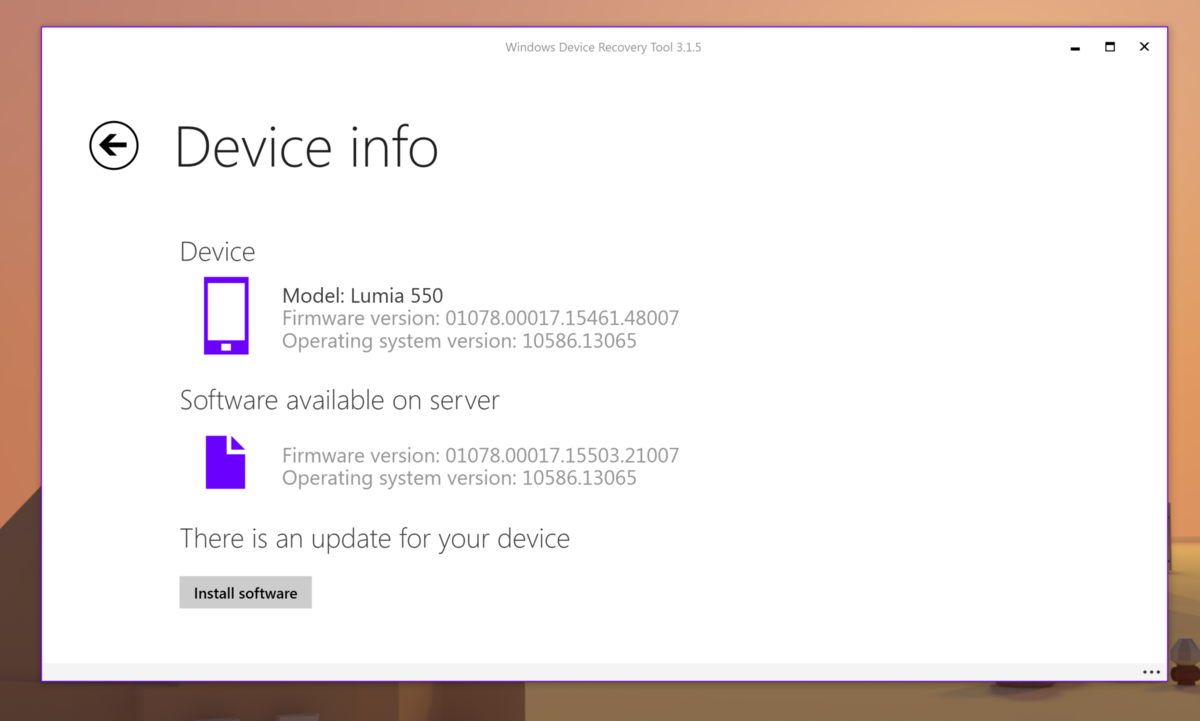 Lumia 550 Gets New Firmware, Available From Windows Device.