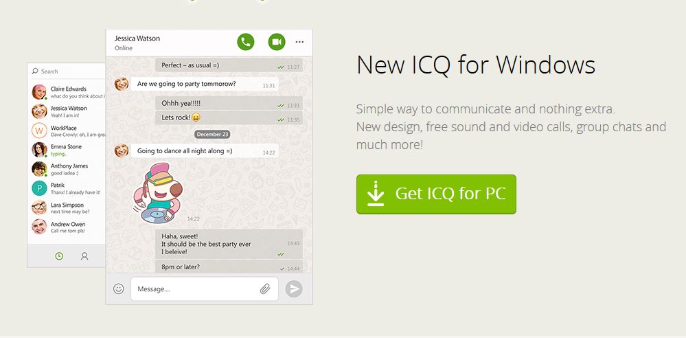 ICQ App Redesign Concept from Mail.ru