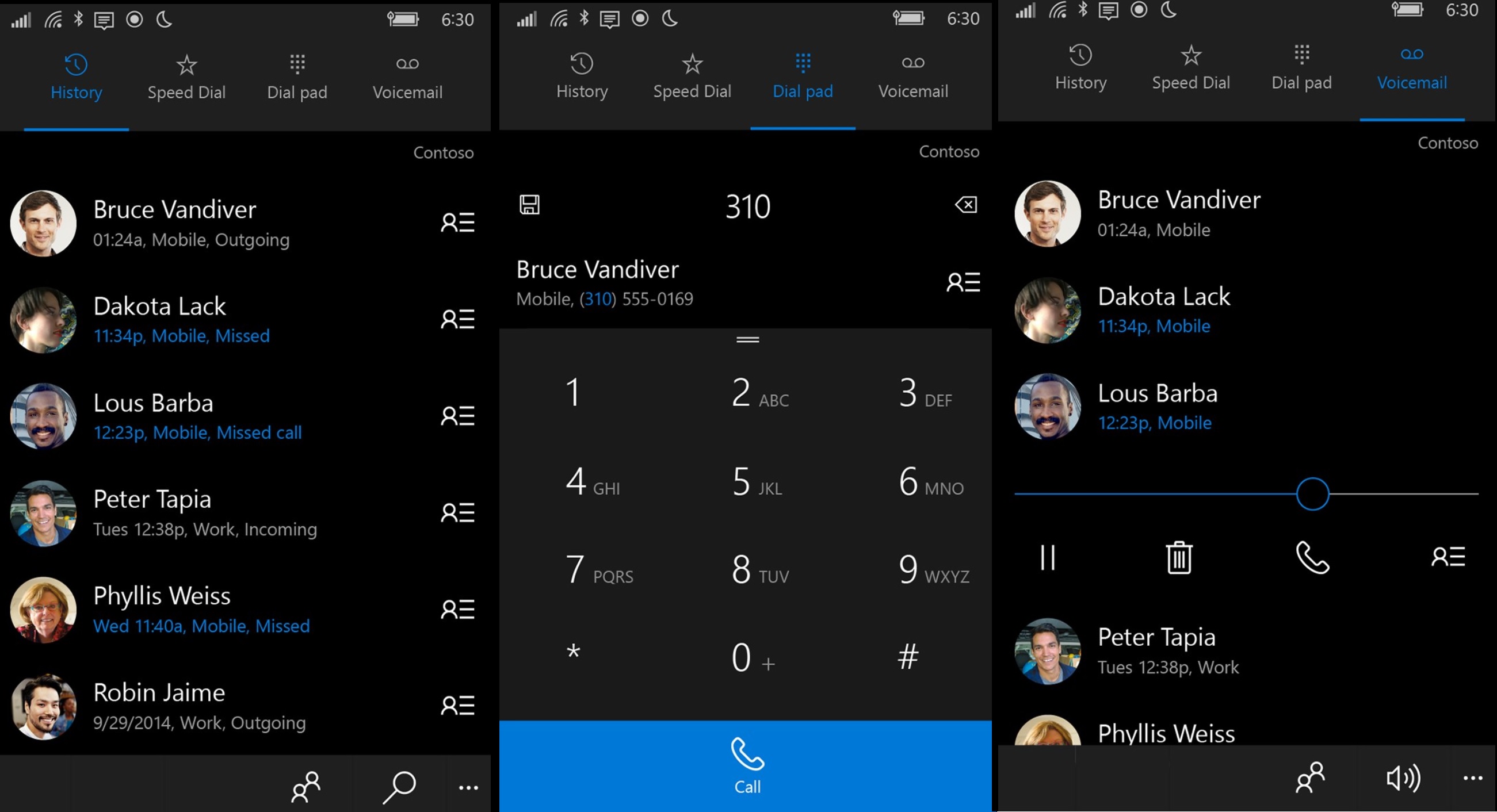 Microsoft Phone app