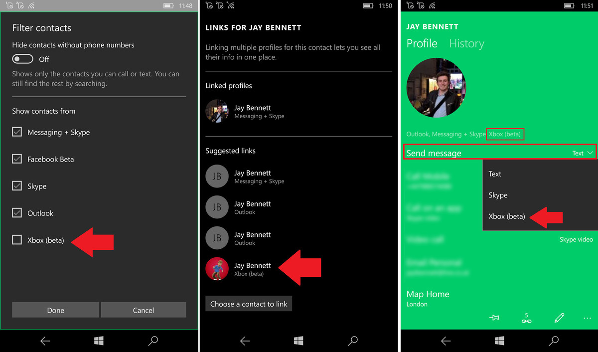 People App Xbox Integration