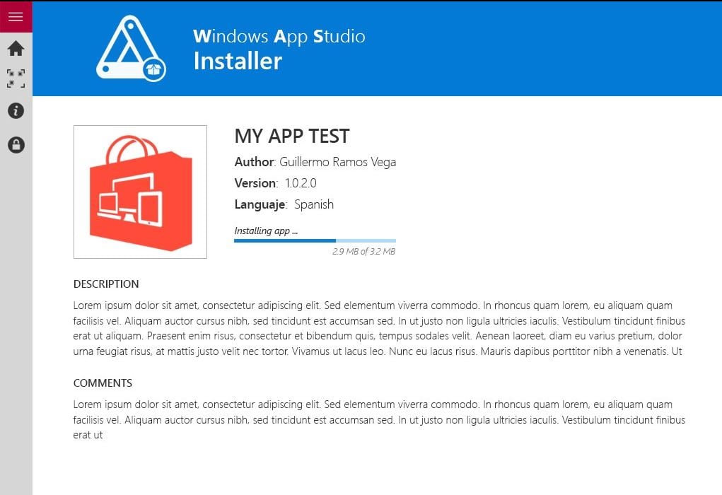 Windows App Studio Installer