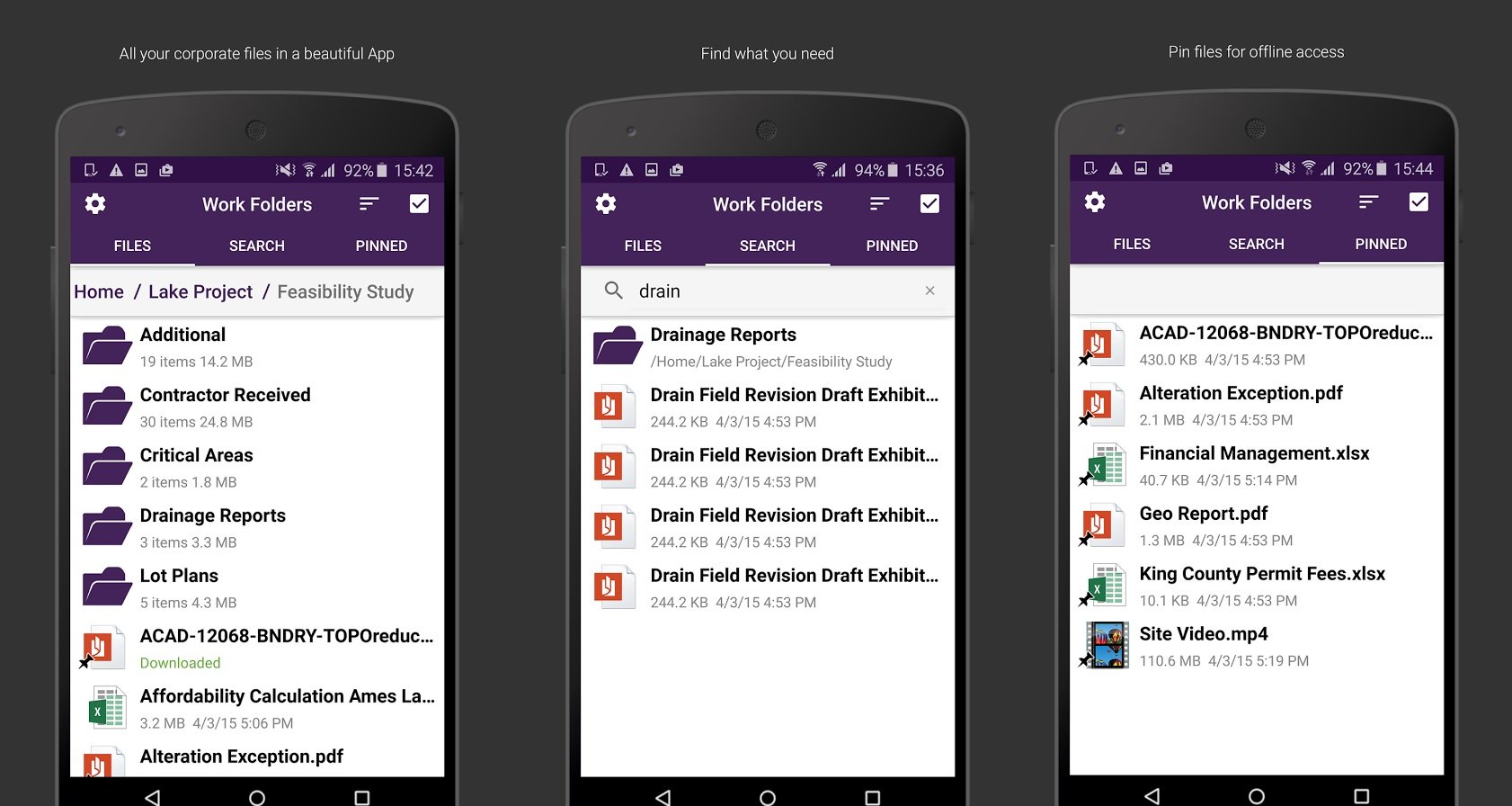 Work Folders Android App