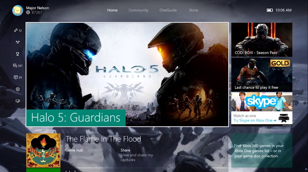 Xbox One Dashboard