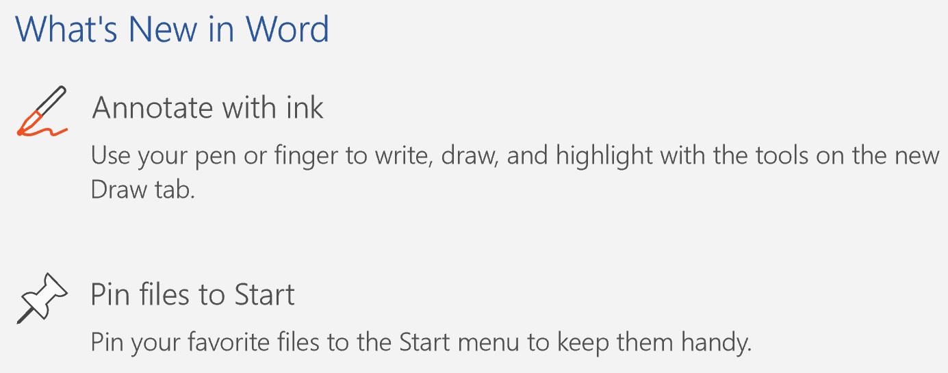 Annotate in Word and more with Office 365 Drawing and Inking Tools