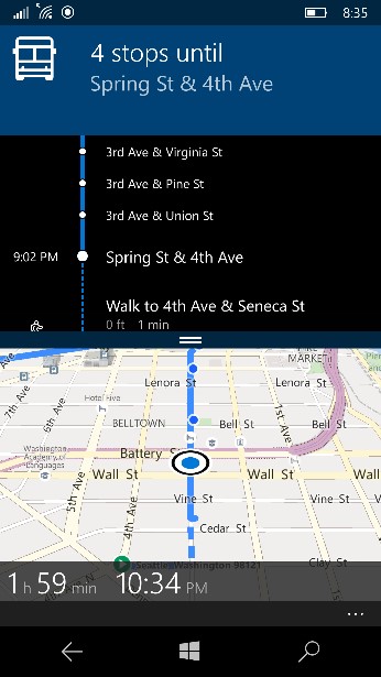 improved transit directions