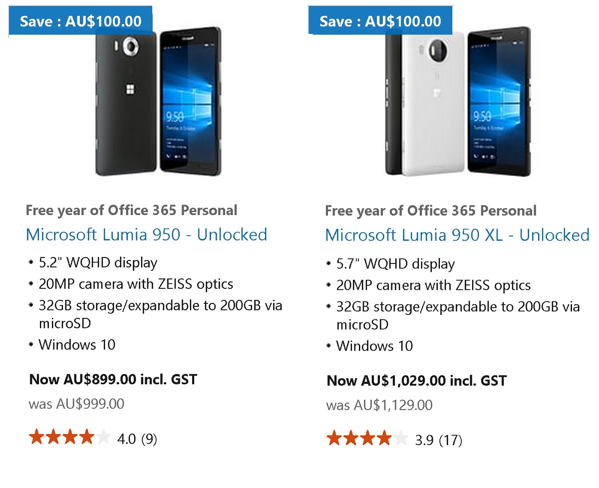 lumia 950 aus deal