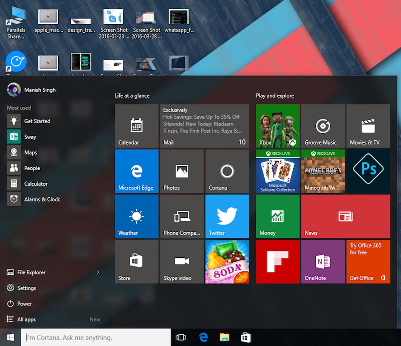 windows-10-start-menu