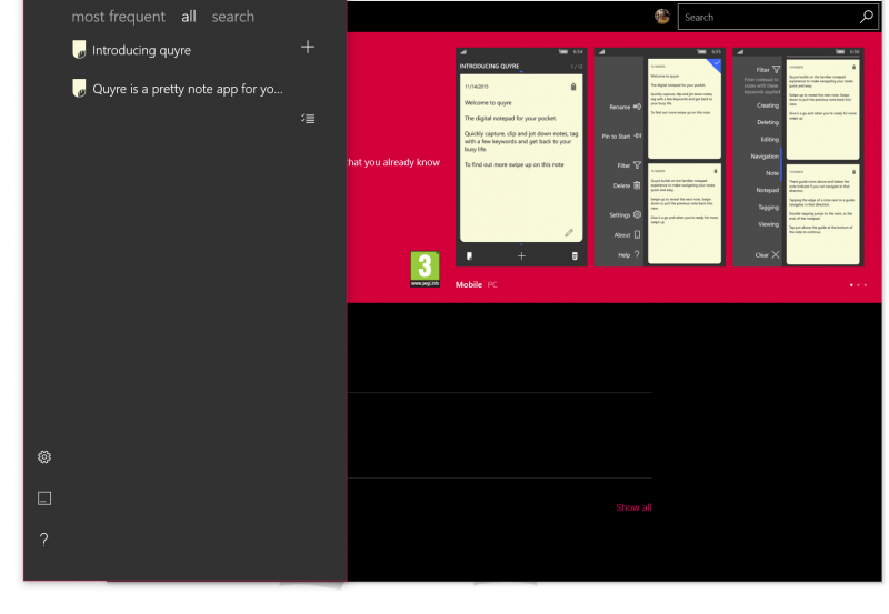 Quyre Is A Pretty Windows 10 Note Taking App Mspoweruser