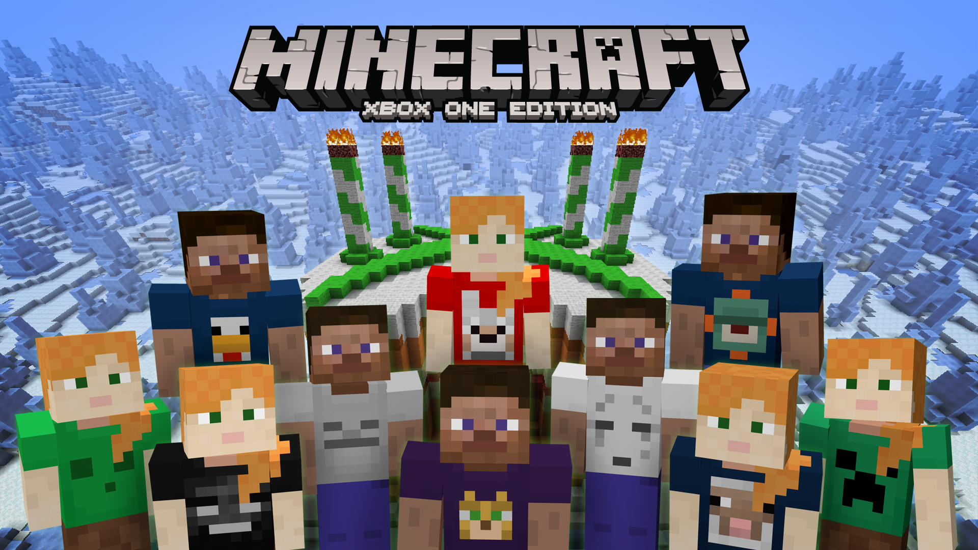 Minecraft skins xbox store one