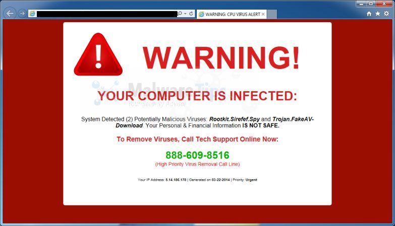 infected computer