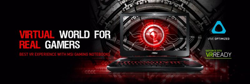 vr headset for msi laptop