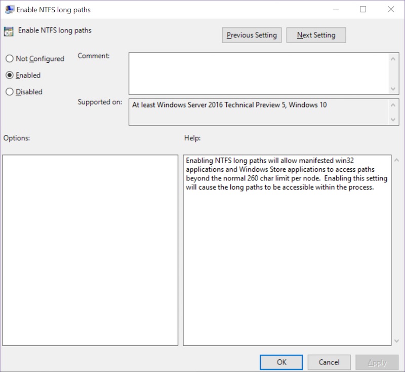 How long is a NTFS file name?