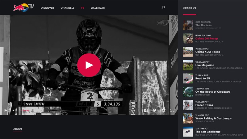 Red bull tv online xco