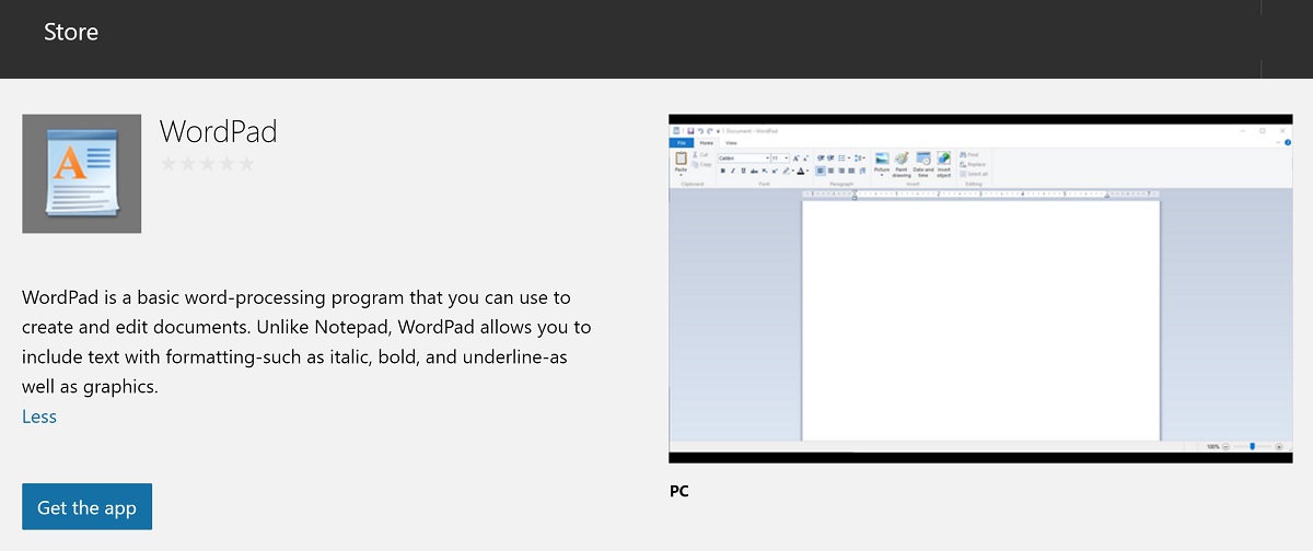 wordpad