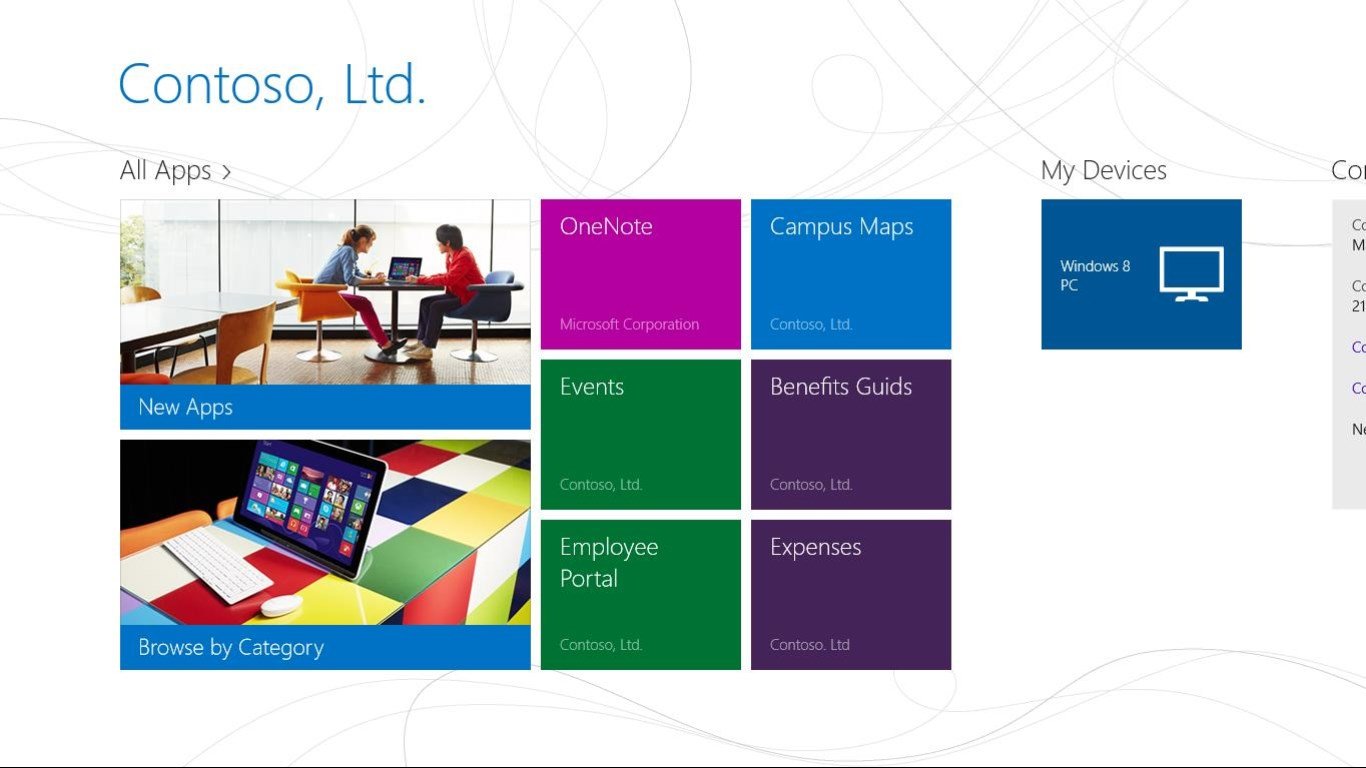 Company Portal Windows 8 App