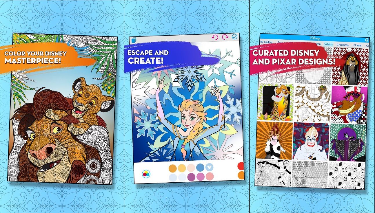 Disney's Art of Coloring app now available for Windows 10 devices