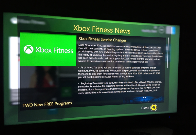 leerplan Editie stroom Microsoft is killing Xbox Fitness - MSPoweruser