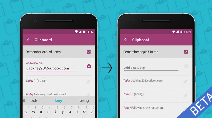 Swiftkey clipboard