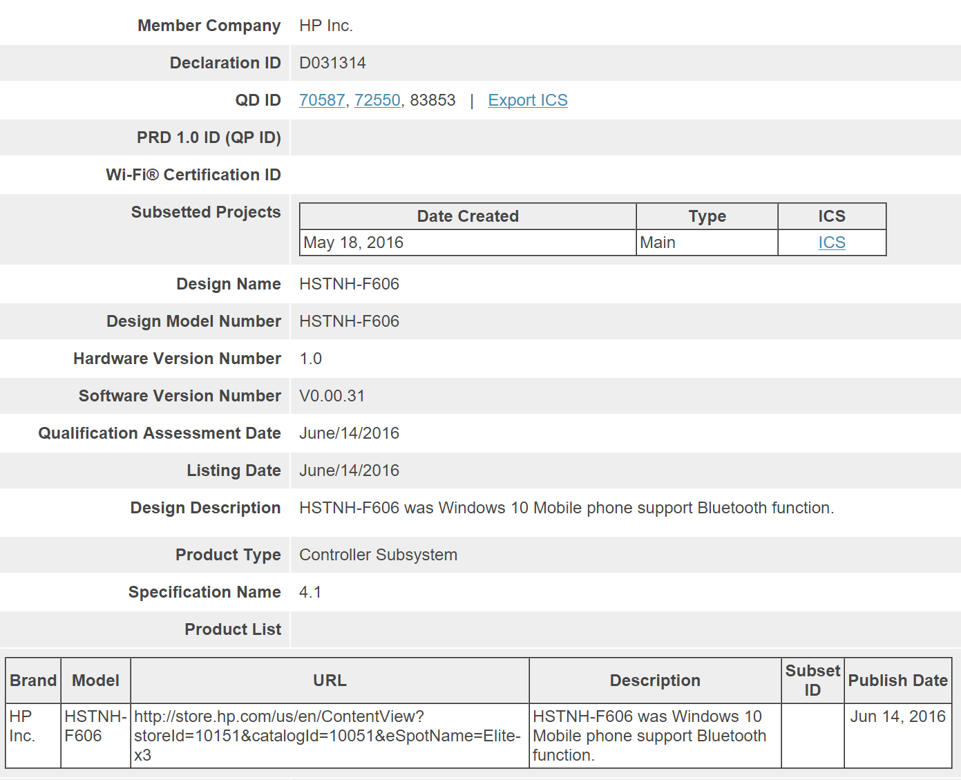 hp elite bluetooth sig