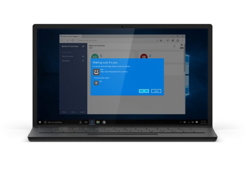Windows Hello in Edge