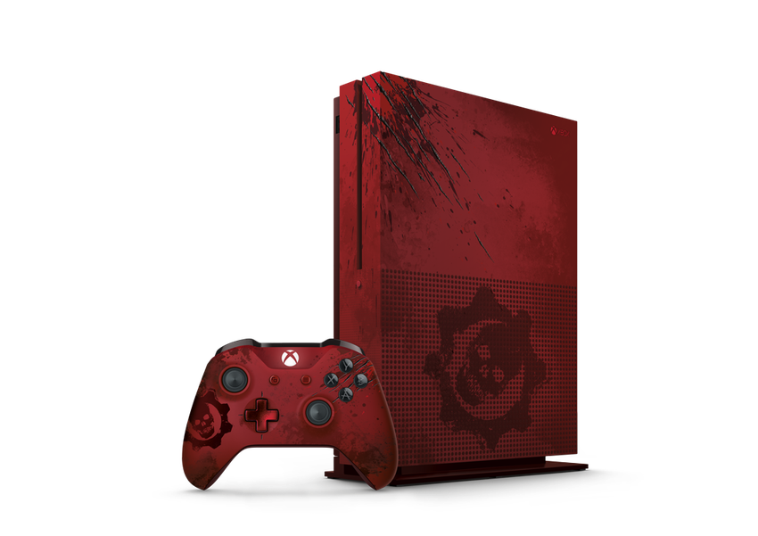 Gears of War 4: Themed Xbox One S, controllers, accessories