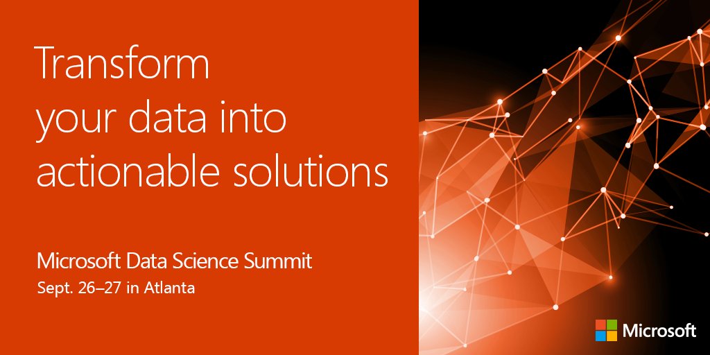 Microsoft data science summit